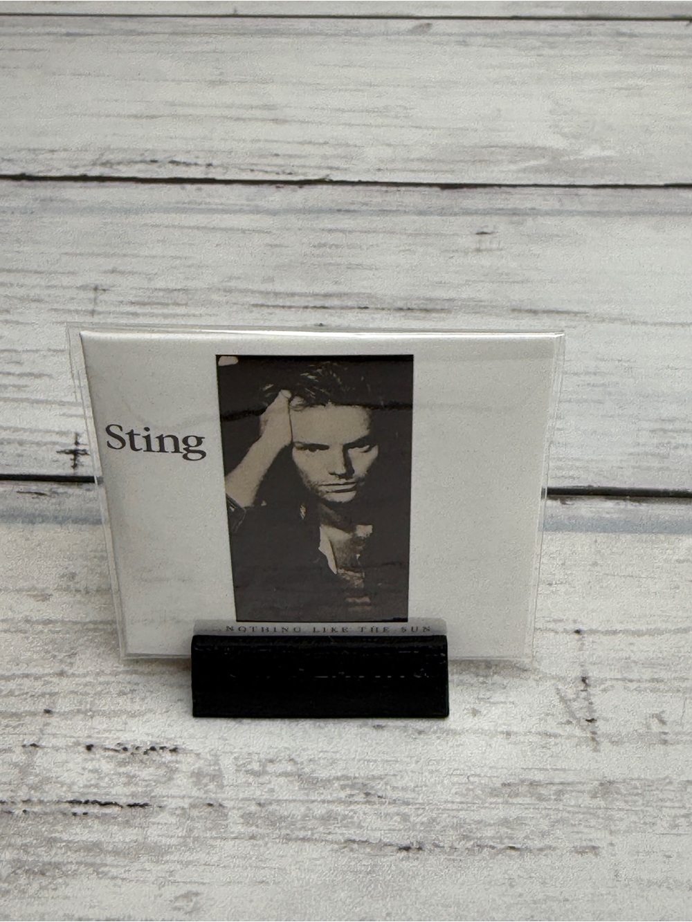 Sting “Englishman in New York” mini brands vinyl and stand